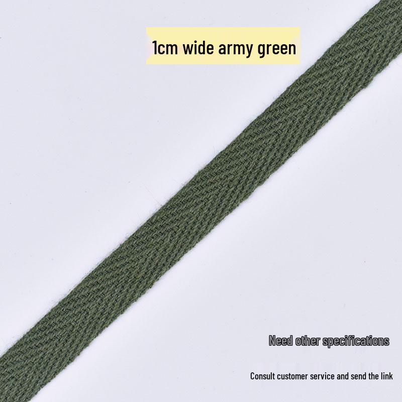 Herringbone Cotton Tape: Leg Wraps, Binding Straps & Edging Accessories