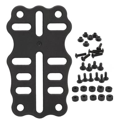 Oberschenkel-Hängeverlängerungsplatte Schwarzes Nylon Schnellverschlusssystem-Kit Schnellverschluss-Schnalle Gürtel