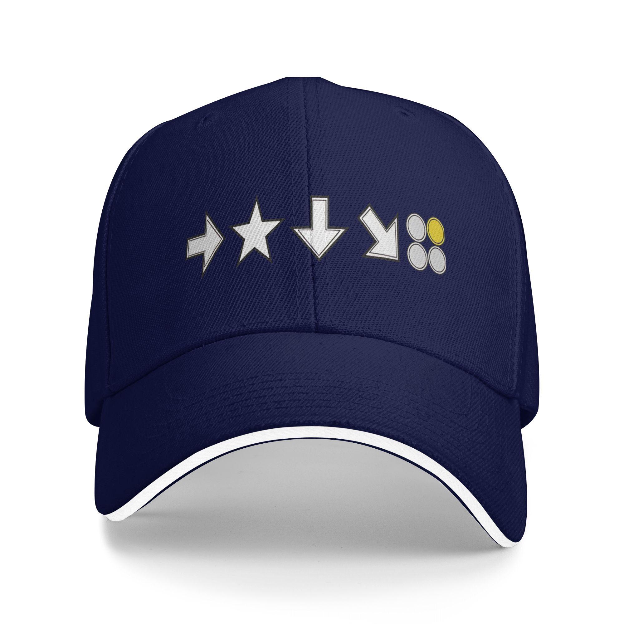

Tekken Game Sun Baseball Cap Summer Design Print Hip Hop Hats For Unisex Men Hiking Fishing Snapback Cap One Size темно-синього кольору