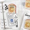 Infeel.Me Bread Toast Sticky Notes - Good Weather Series Memo Paper