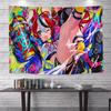 Game HHololiveS HHakos Baelz Hanging Bohemian Tapestry Bohemian Wall Tapestries Mandala Kawaii Room Decor