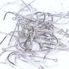 Hook Sharp Offset Narrow Bait Hook High Carbon Steel Long Shank Fishing Hook Barbed Fishhook