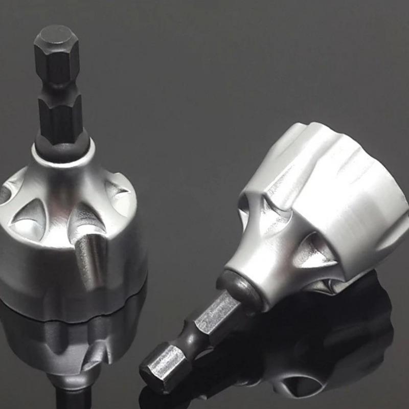 1pc 3-19MM Deburring External Chamfer Tool Stainless Steel Metal Drilling Tool Remove Burr Clean Bolt Tools Hex Tool Accessories