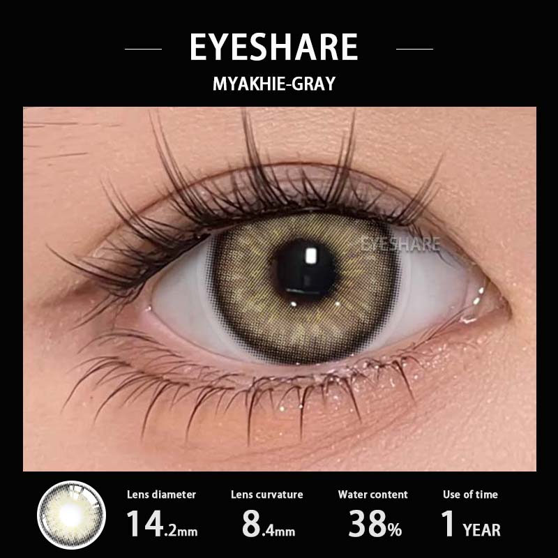 EYESHAER Color Contact Lenses Sky Blue Glasses Lenses Brown Natural Color Contact Lenses Light Green Fashion Lenses Gray Color Contact Lenses 1 Pair