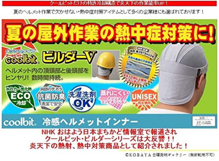 Cooling Helmet Coolbit Builder V for Worksites and Heatstroke This Cap Uses the Evaporative Cooling of Water To Keep You Cool and Prevents Heatstroke