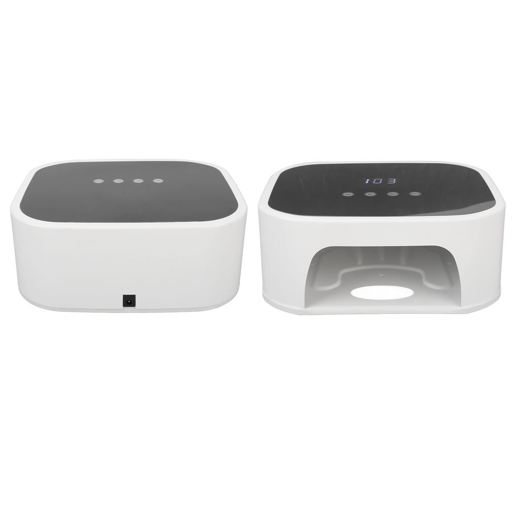 Nail Lamp 168W Large Screen Digital Display 42pcs Light Chips Fast Drying LED Nail Dryer 100‑240V US Plug