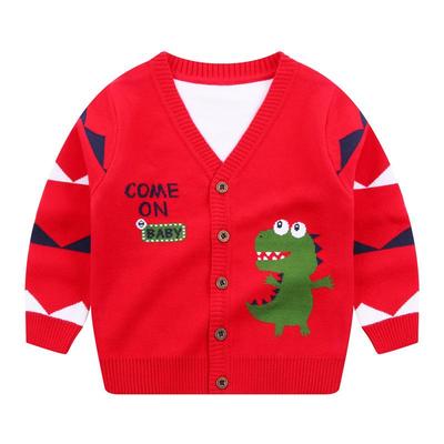 Boys Cardigan Children's V Neck Sweater Coat Toddler Boys Long Sleeve Outerwear