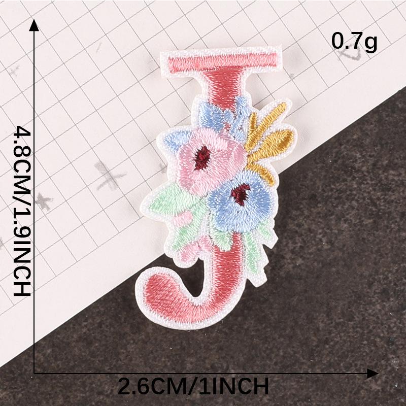Embroidery Logo Cartoon Badge English Letter Patch Accessories Hand Account Diy Accessories Embroidery Sticker Cloth Sticker