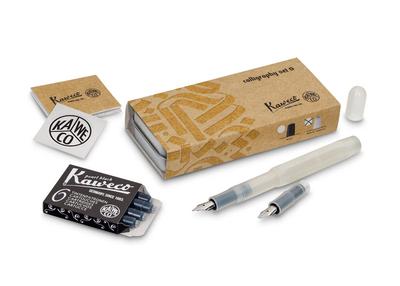 Kaweco Calligraphy Natural Officially Imported Set, Small, Coconut, CALIS-NC, 1.5/2.3mm,