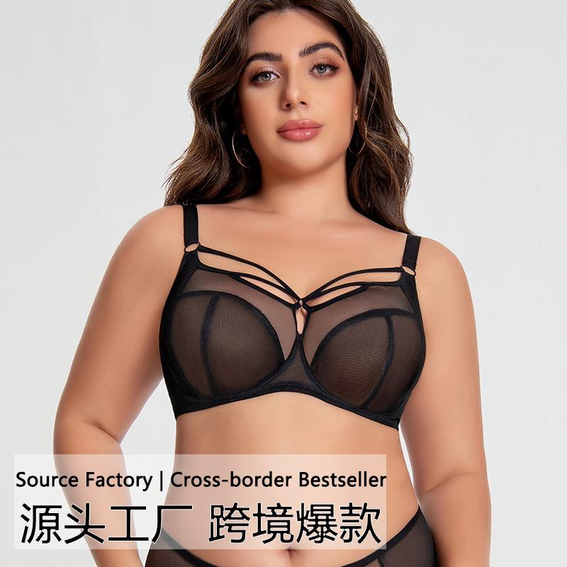Plus Size Full Cup Thin Underwear For Women Gather Prevent Sagging