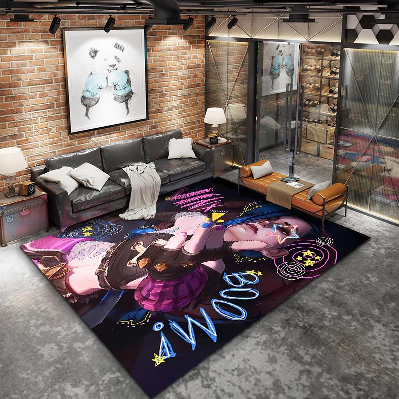 Jinx Carpet Rug For Living Room Bedroom Home Sofa Decoration Kids Play Nonslip Floor Mat
