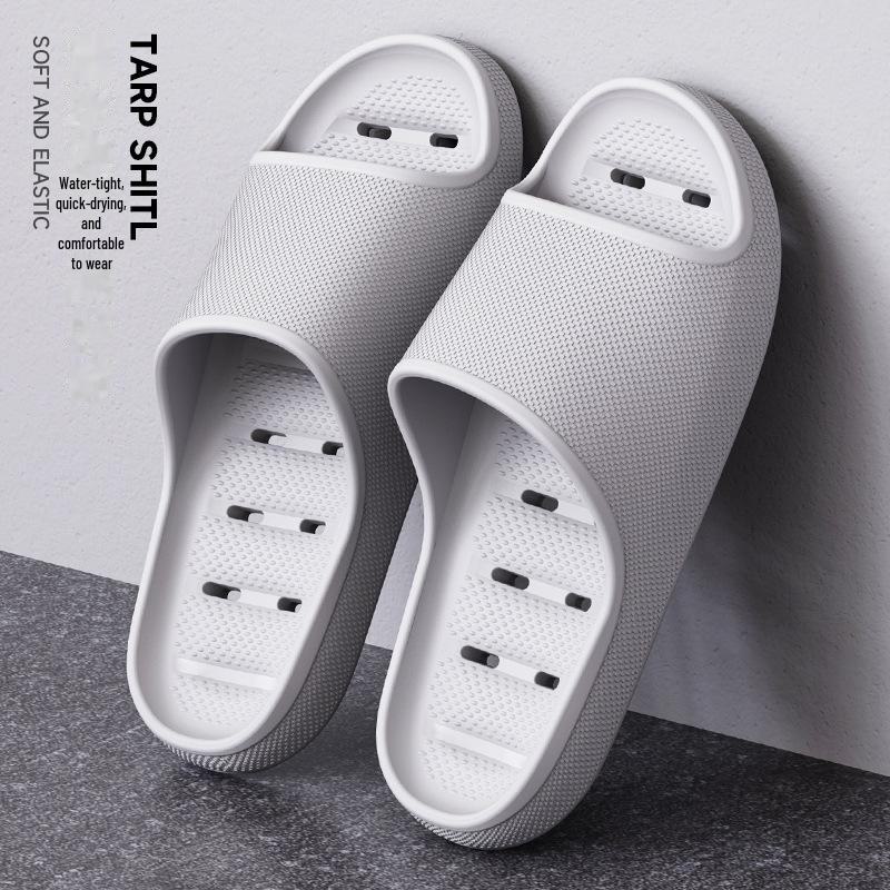 EVA Sklisikre Tykksålede Badesandaler - Sommer Deodorant, Hul Design for Innendørskomfort