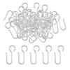 Clips for Curtains (rail) 40 Pcs 50×28 Mm Zinc – Ring 12 Mm, Load 12.5 Kg