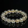 Hongchu Crystal Natural Venus Golden Rutilated Quartz Bead Bracelet Ice Venus Golden Rutilated Quartz Bracelet