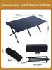 Ultralight Portable Aluminum Folding Table with Chairs - Ideal for Camping, Barbecue, Travel, Night Markets