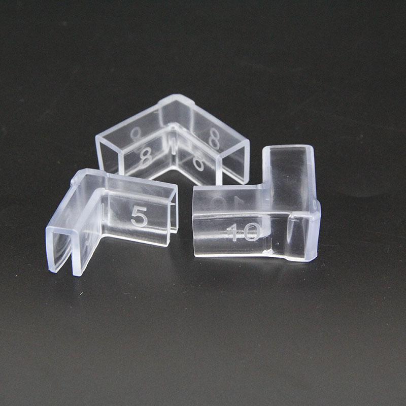 4 stücke 5mm 8mm 10mm Silikon Transparent Anti-kollision Aquarium Ecke Schutz Klebstoff Schutzhülle Aquarium zubehör