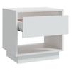 Nightstand White 45 x 34 x 44 cm Engineered Wood