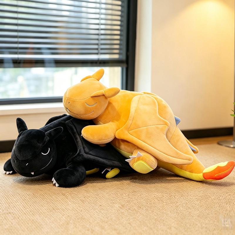 40/100Cm Charizard Pokemon Plush Toys Sleeping Style Doll Cute Large Pokmon Plushie Stuffed Pillow Gift For Kid Birthday Xmas