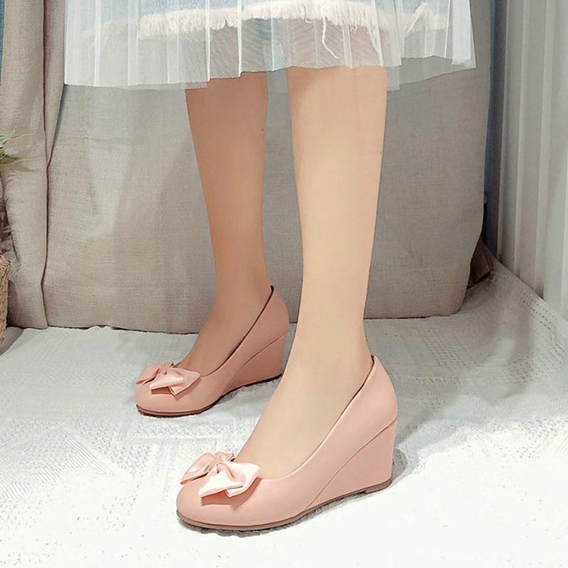 Модные женские балетки с бантом — фото 5