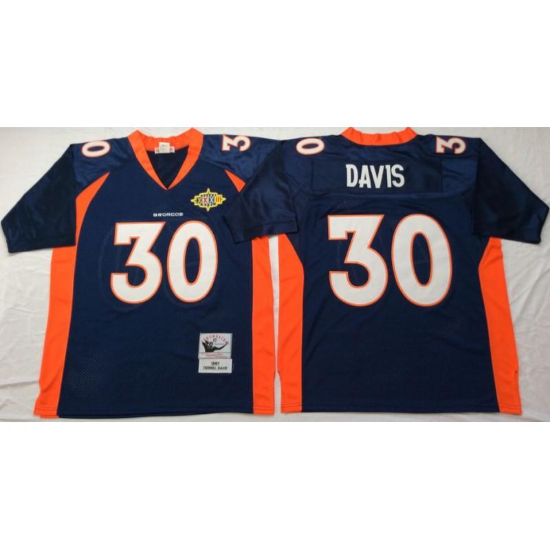 Rugby Jersey Denver Broncos Hall Of Fame 84 Vintage Embroidered Sports Shirt Men Women