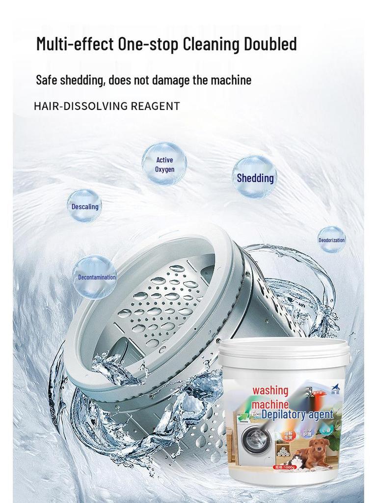 Wasmachinetrommel & Pulsator Reiniger - Sterke Vlekverwijderaar