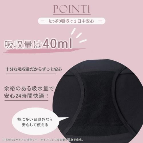 CORELAVISH [2-Pack] Seamless Absorbent Sanitary Panties, 40ml Capacity, 4-Layer Construction, Women's Period Briefs, Prevents Vaginal Discharge and In