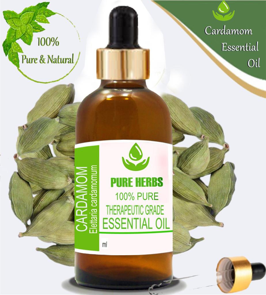 Pure Herbs Cardamom 100% Pure & Natural Elettaria Cardamomum Essential Oil ZA 262