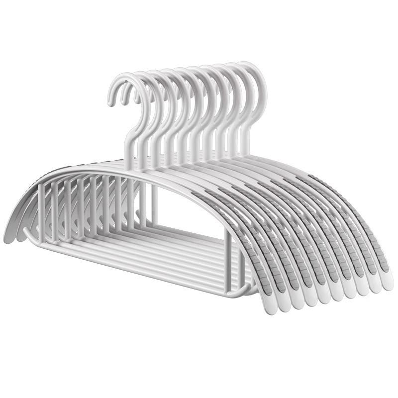 Rutschfester Breitschulter-Kleiderbügel mit spurloser Polsterung für Kleiderschrank und Trockenschutz