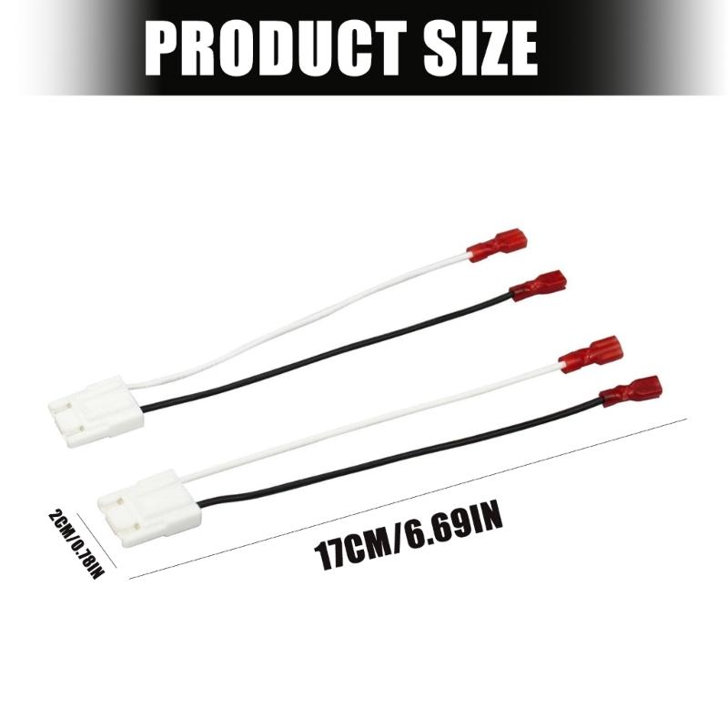 Easy Install Speaker Adapter Cables Wiring Harness Plug Play with Fast Slide Terminals for Quick Sound Upgrades Saves Time and Effort