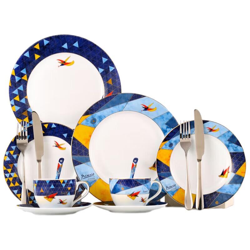 Picasso  Flying  Nordic Ceramic 2-Person Dinner Set