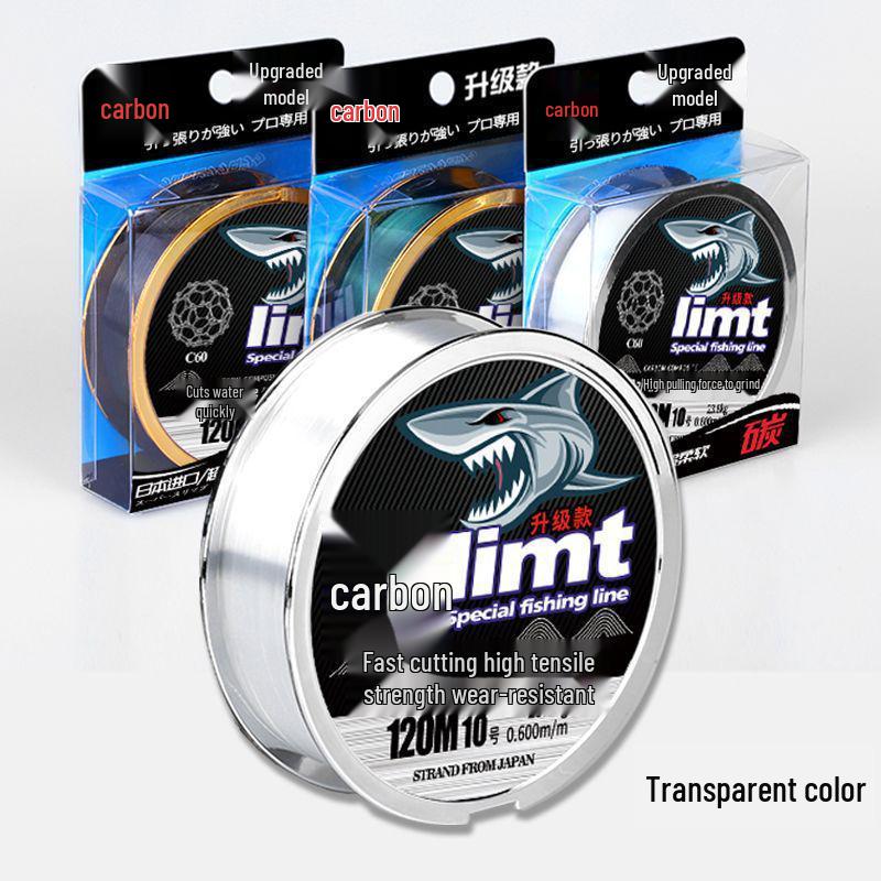 

Вуглецева ліска для серф-риболовлі з високою міцністю на розрив: Основна та допоміжна ліска для морської риболовлі Size 1.2