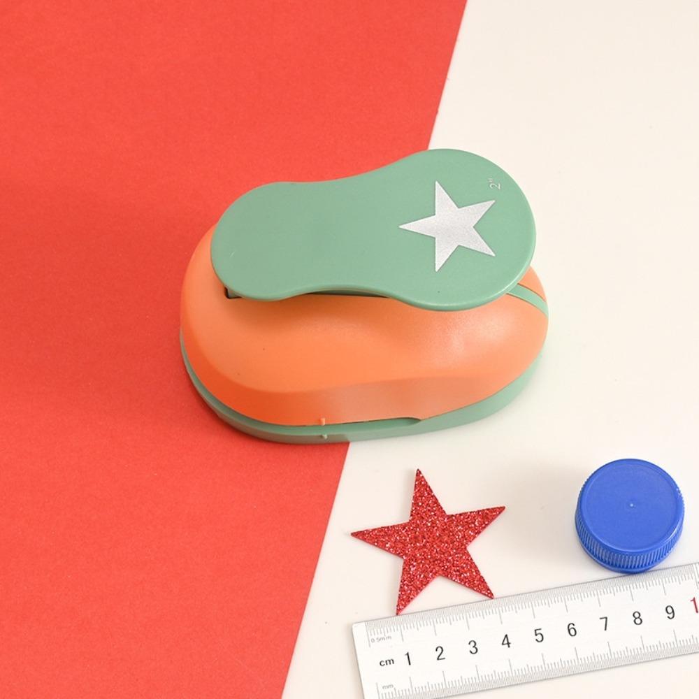 Paper Cutter Crafts Hole Puncher 8/16/22/31/50mm Star Punching Machine  Card Making