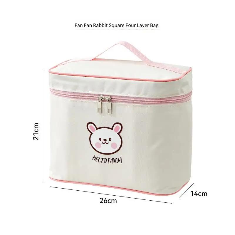 Insulated Baby Bottle Bag Thermal Milk Storage Tote Large Capacity Mommy Diaper Bag Portable Cooler Pouch for Travel Outdoor