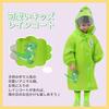 Volunboy Raincoat for Boys and Compatible with School Reflective Dinosaur and Unicorn Rain Gear for Kindergarten and Includes Storage Size Size Kids'