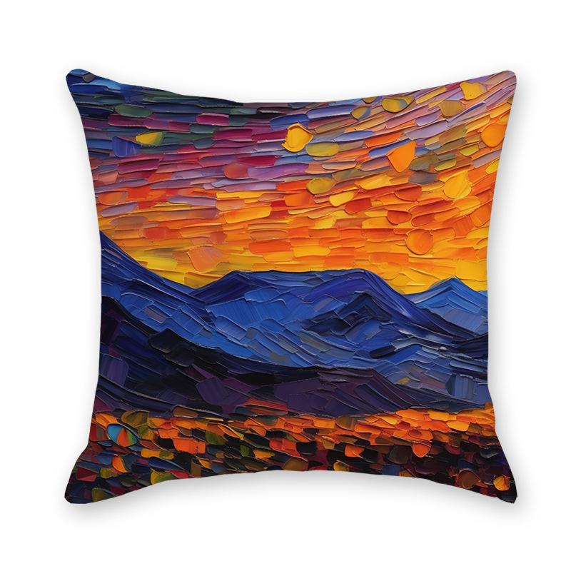 Neue Abstrakte Sternenhimmel Zuhause Sofa Lendenkissenbezug Bettseite Sofa Imitation Superweicher Lendenkissenbezug