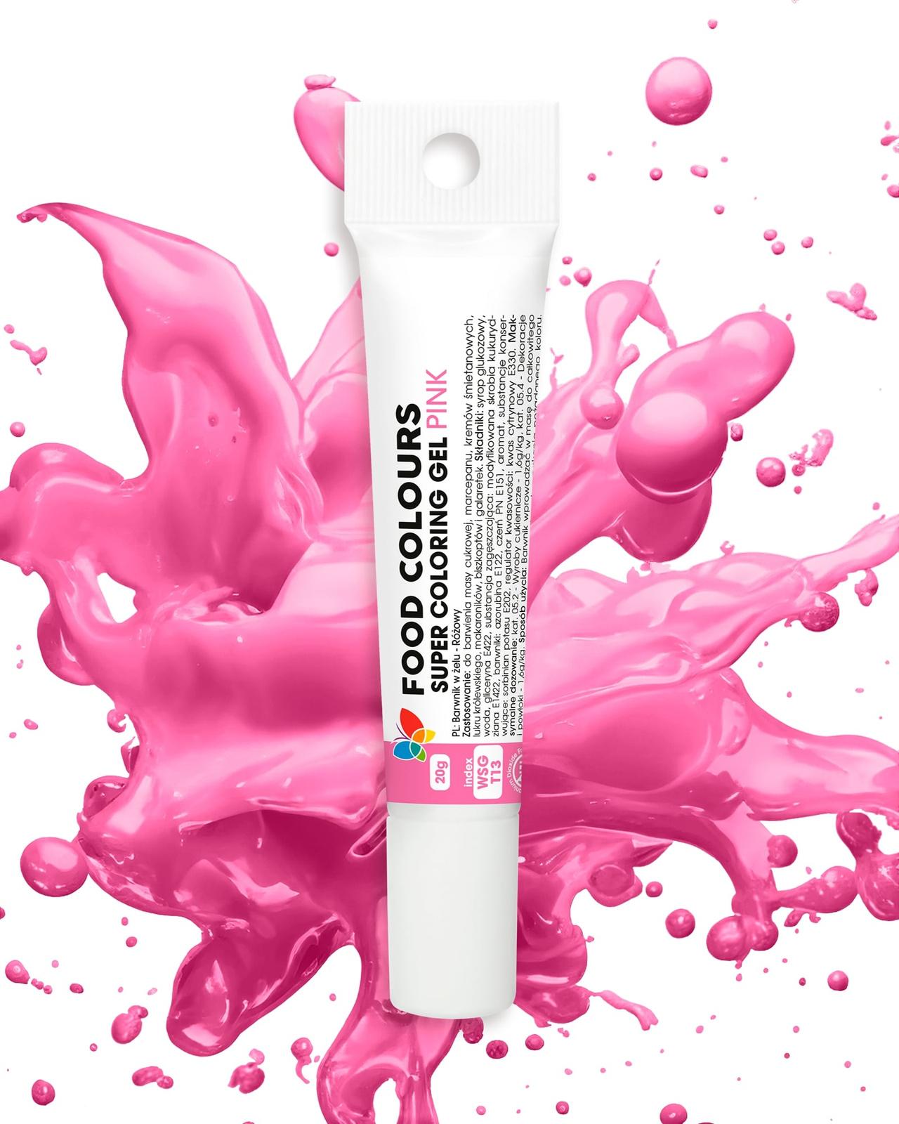 Colorant alimentar gel