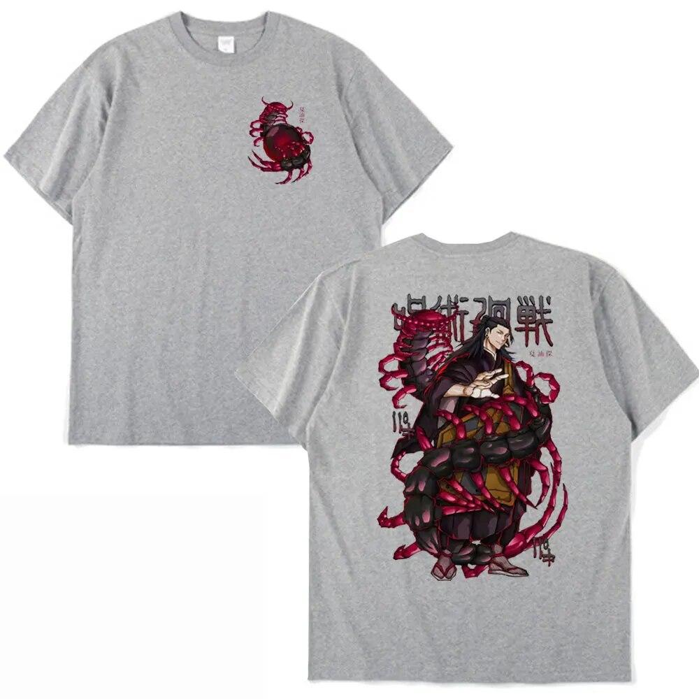 Anime Jujutsu Kaisen T Shirt unisex Satoru Gojo koszulka z nadrukiem graficznym z krótkim rękawem japońska koszulka unisexga bawełniana ponadgabarytowa koszulka unisex
