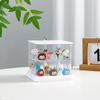 Moe Bean Otočný výstavní box: Průhledný mini stojánek na panenky a figurky
