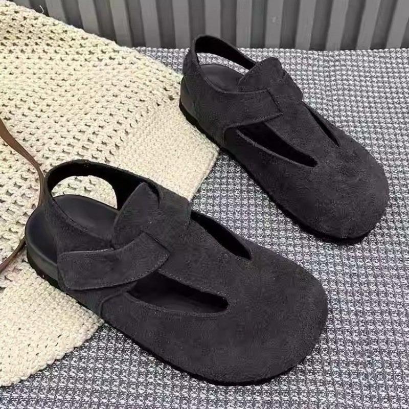 

Модная плоская обувь Женские сандалии Повседневные кроссовки Лоферы 2025 Новый бренд Birkenstock Ажурные римские женские туфли Летние слинги Слайды 40