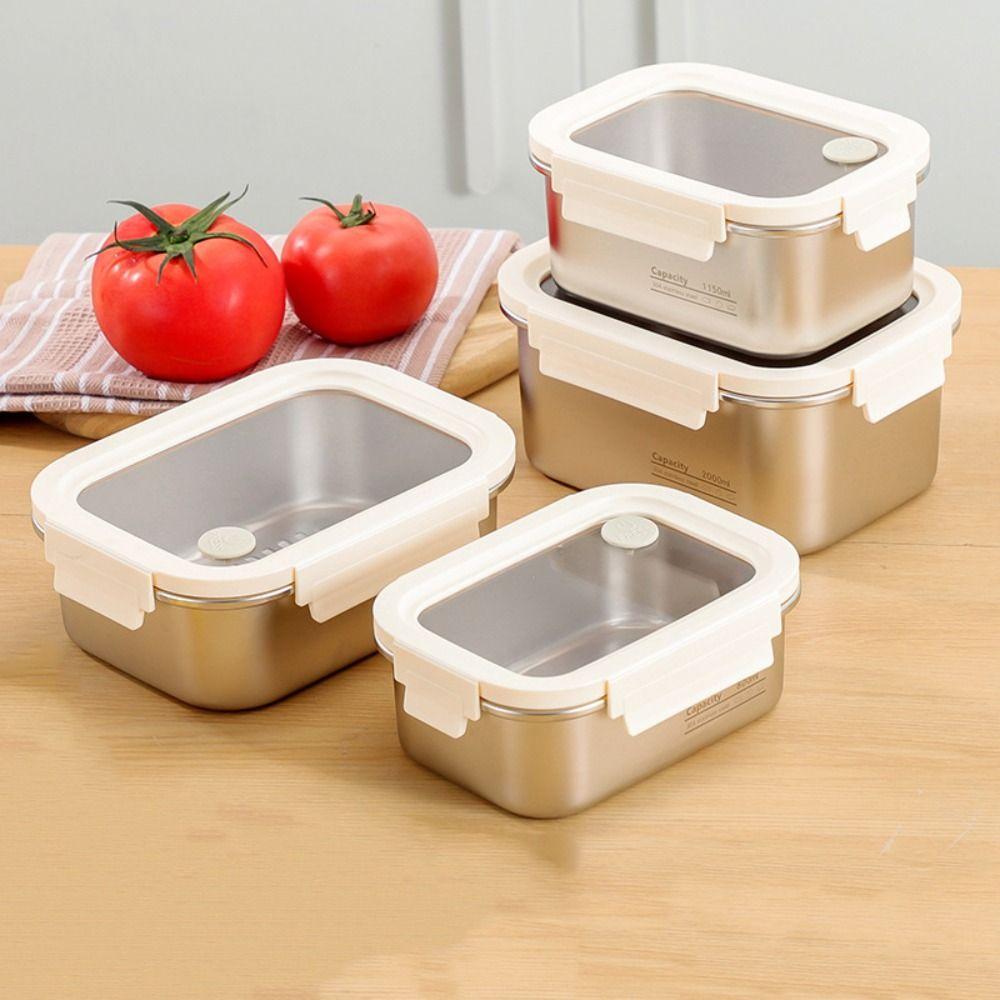 Large Capacity Lunch Box Leakproof Food Preservation Box Sealed Food Box Fresh Keeping