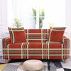 Striped Plaid Printed Couch Cover Sofa Cover For Living Room Elastic L -Shape Anti -Fouling Slipcovers Pets Chaselong Protector