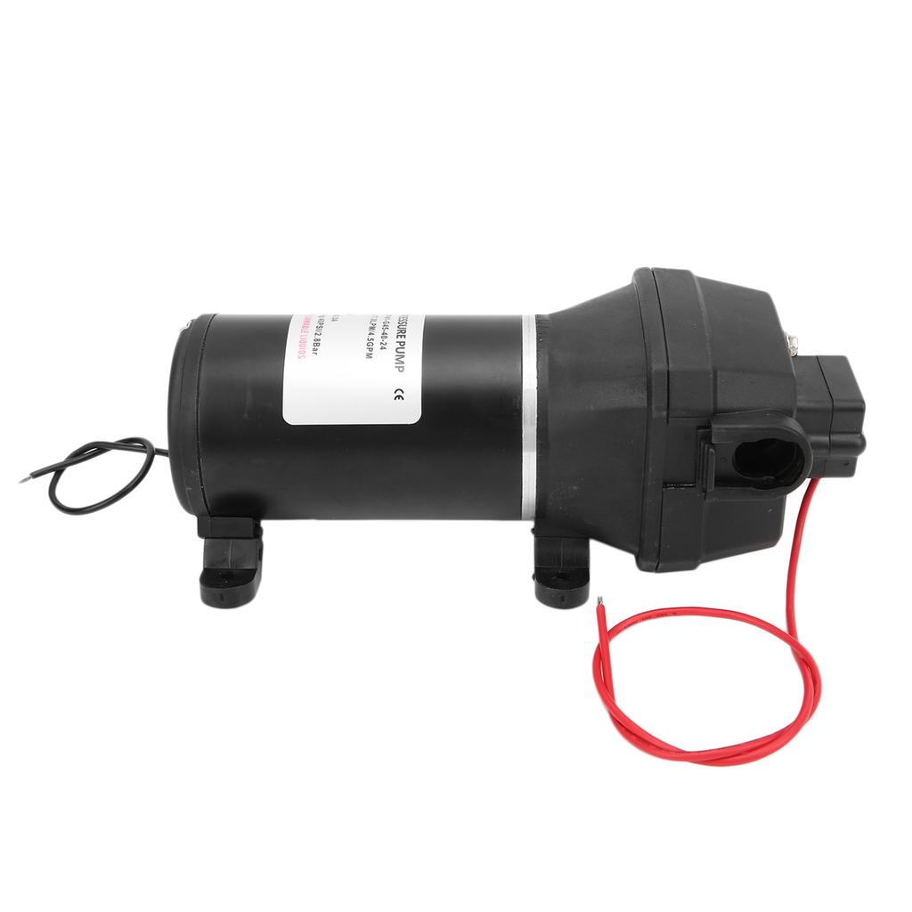 Electric Diaphragm Water Pump Low Noise Power Consumption 24V 6.0A 4.5GPM 40PSI 2.8BAR