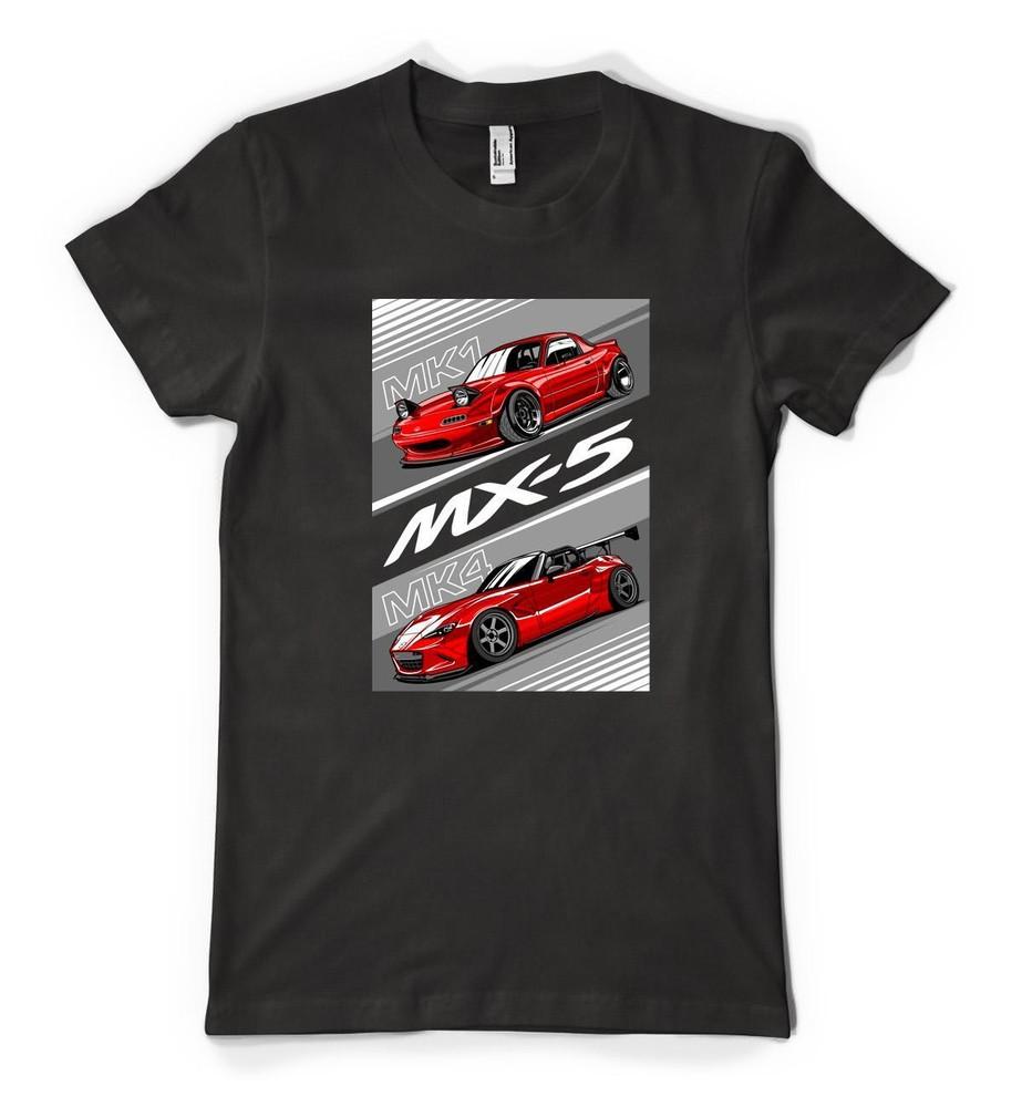 

MX5 Japanese Sports Car Custom Classic Personalised Unisex Adults T Shirt 2XL