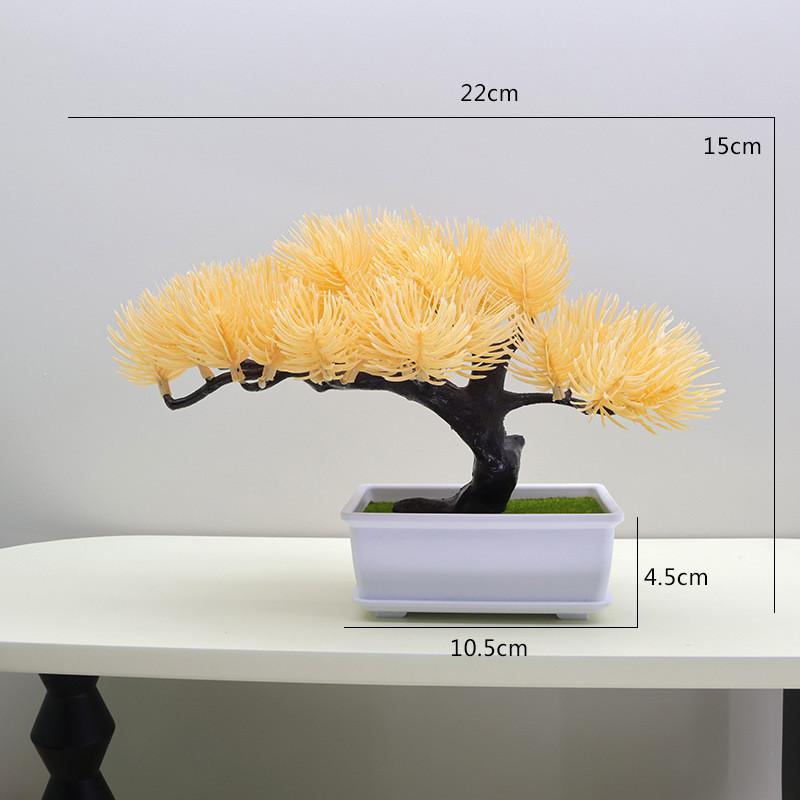 Pinus Zucc Bungeana Artificial Bonsai Potted Plant For Home Decor Projects