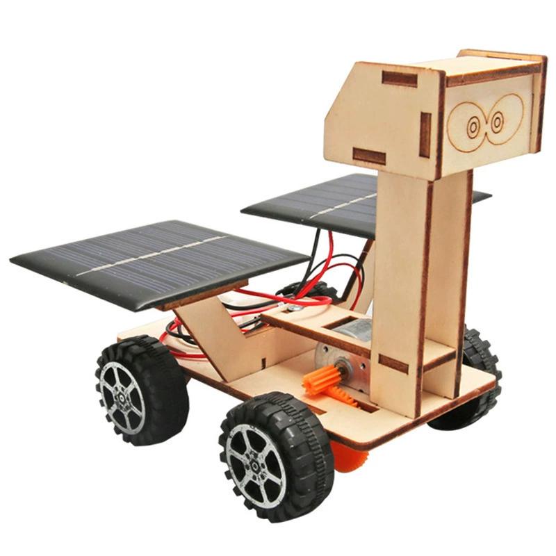 DIY Microscope Excavator fan robot Model Kit - Science And Technology Trend Toy for Small Projects Educational Experiment