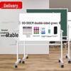 Mobile Magnetic Double-Sided Whiteboard Stand for Home, Office, or Training - Small Size