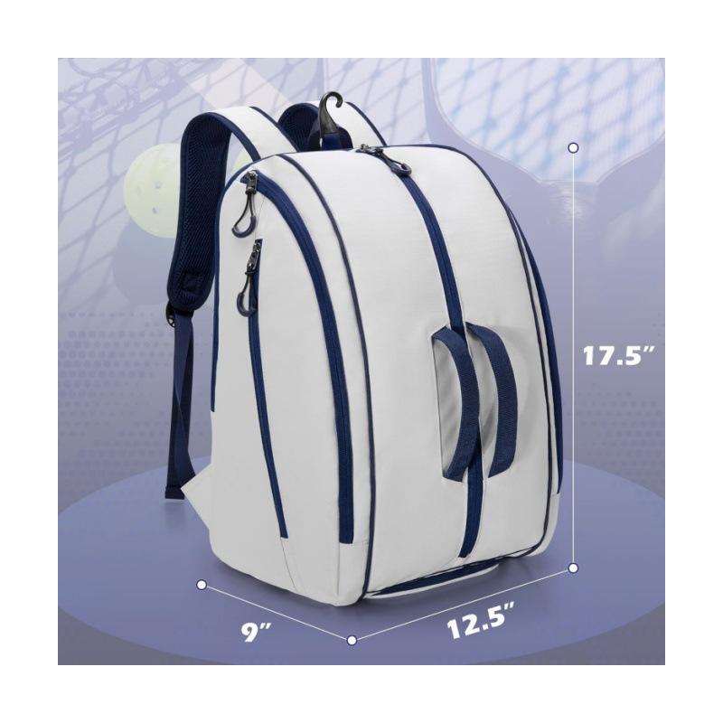 Sports Tennis Backpack Men's and Women's Pickleball Bag Racket Storage Backpack Waterproof and Easy To Wipe with Shoe Compartment
