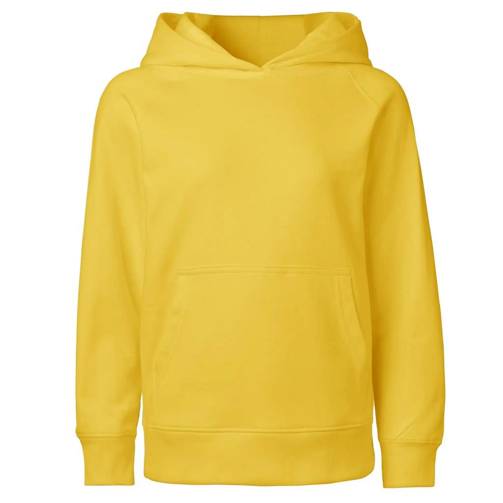 Neutral Childrens/Kids Plain Hoodie