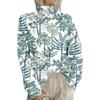 High-Neck Printed Pullover Sweater LYH0911