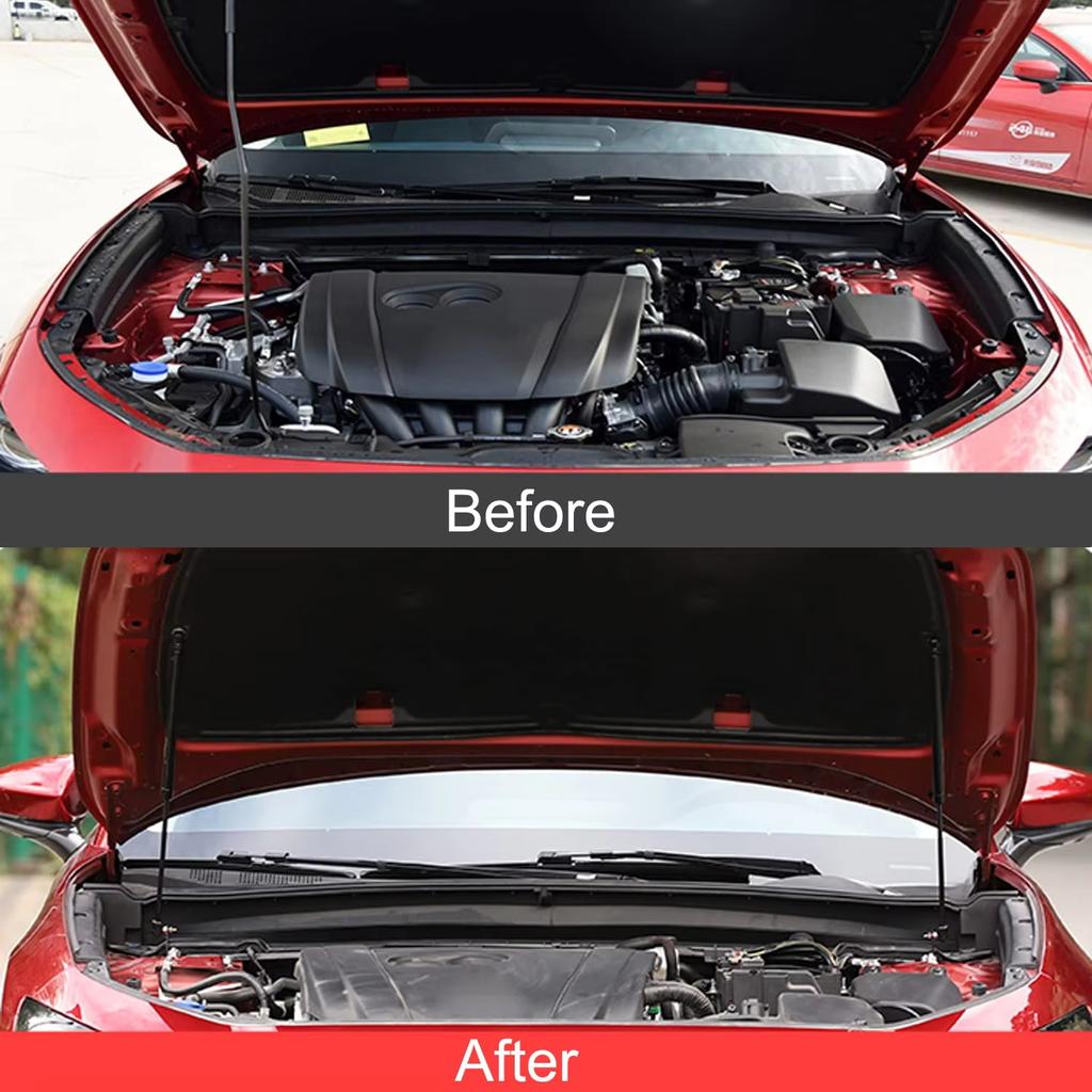 For Mazda 3 2020 2021 2022 2023 Car Accessories Steel Front Bonnet Hood Lift Support Shock Struts